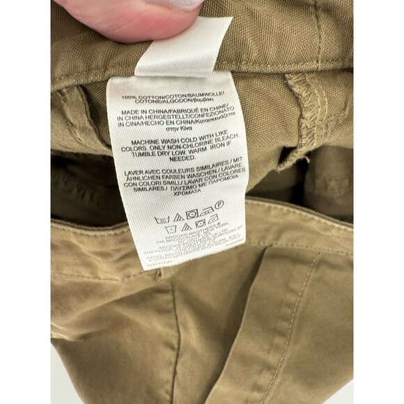 Brooks Brothers 1818 Women’s SIZE 2 Green Cargo Utility Pant Straight Pockets EC - Picture 11 of 12